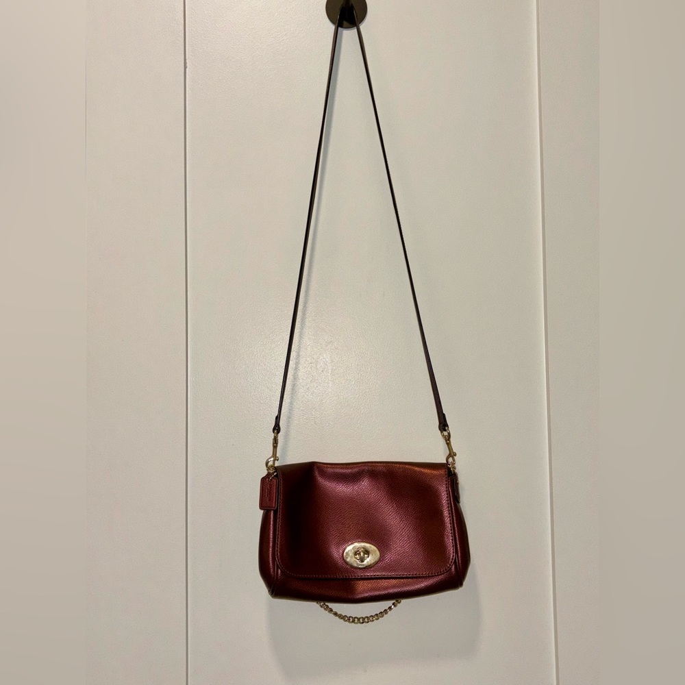 RARE Y2K Coach Metallic Crossbody Bag